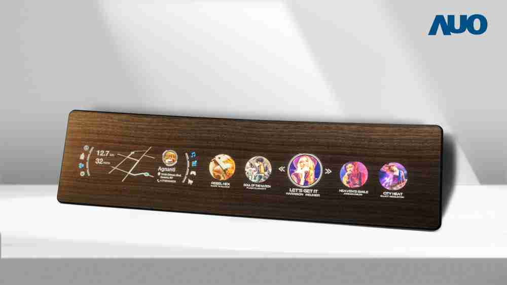 冰球突破研发全球最高穿透度达80%的AmLED木纹显示器，，可于使用时呈现高亮度、、、清晰可见的信息，，，，并在不使用时回归为单纯的饰板，，，节能兼具美观