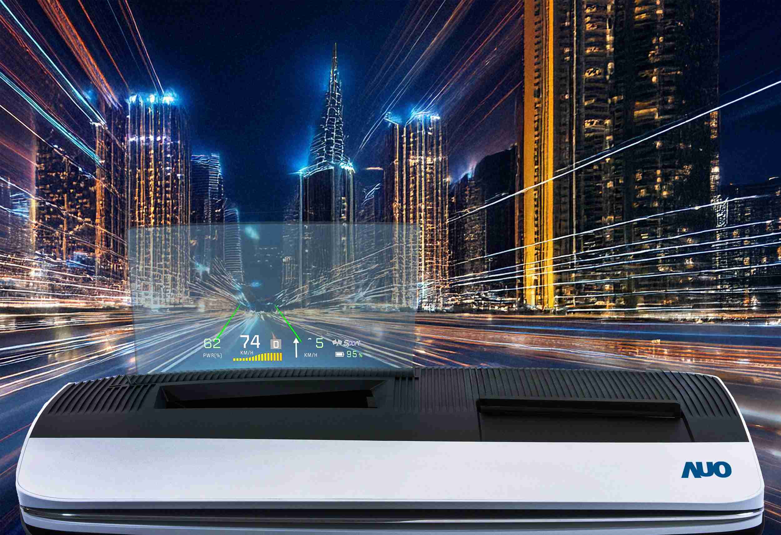 冰球突破推出13吋Micro LED抬头显示器，，，，提供高入眼亮度、、、高色彩饱和度的显示质量，，，在阳光下或黑暗中都清晰可见，，并利用Micro LED模块体积小的优势，，解决车用空间有限的痛点